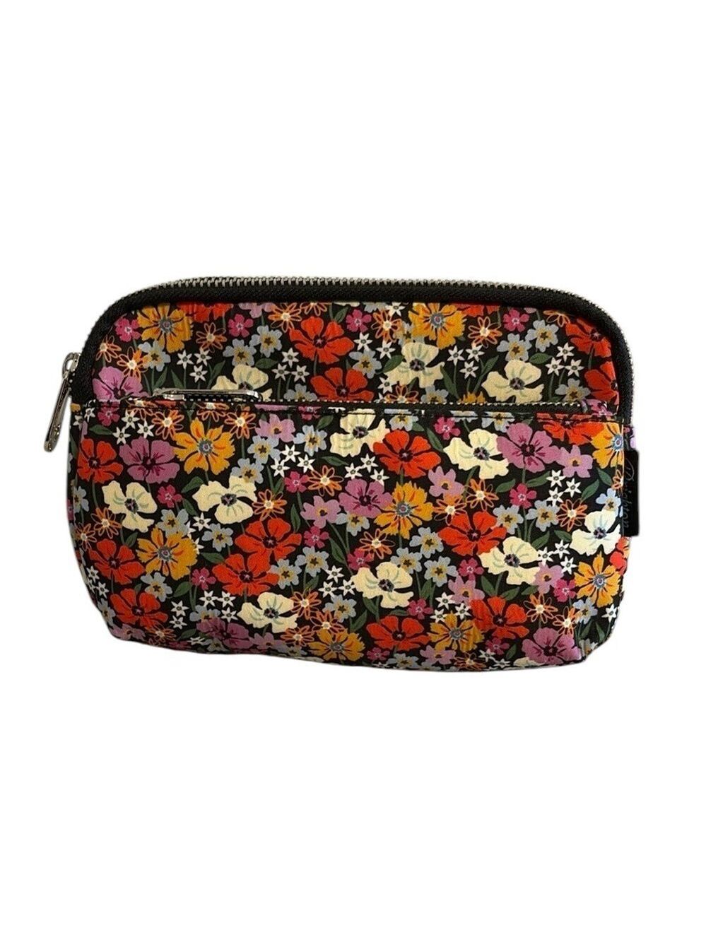 Brighton Women's Painted Poppies Waist Bag Floral Multicolor New